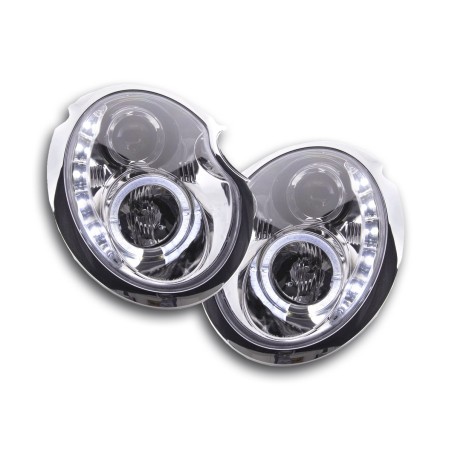 Phare Daylight LED DRL look Mini Cooper type R50 01-06 chrome Phare Daylight LED DRL look Mini Cooper type R50 01-06 chrome