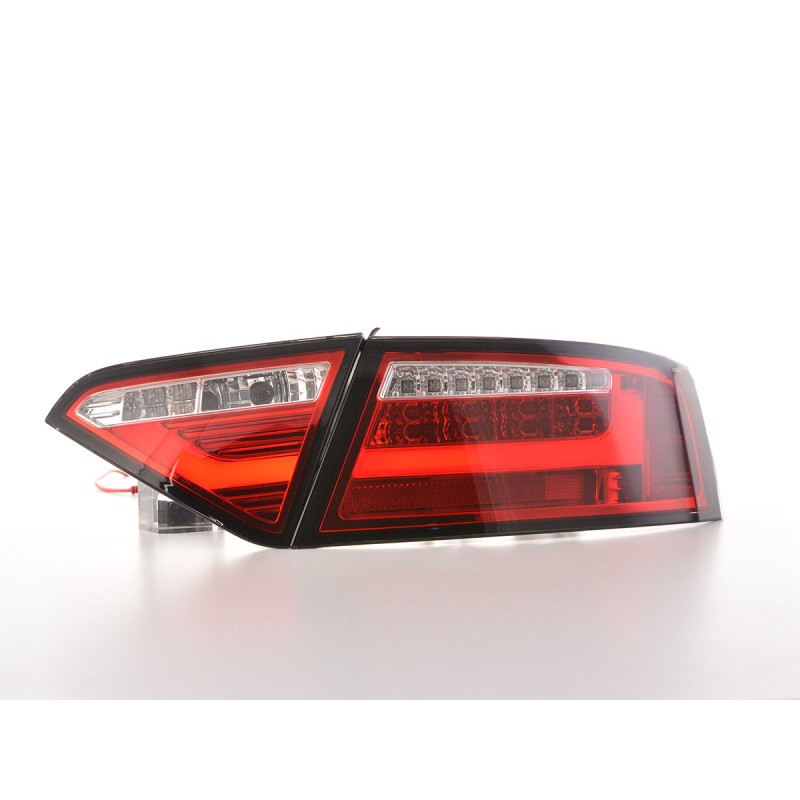 Feux arrière à LED Lightbar Audi A5 8T Coupe / Sportback 07-11 rouge / clair
