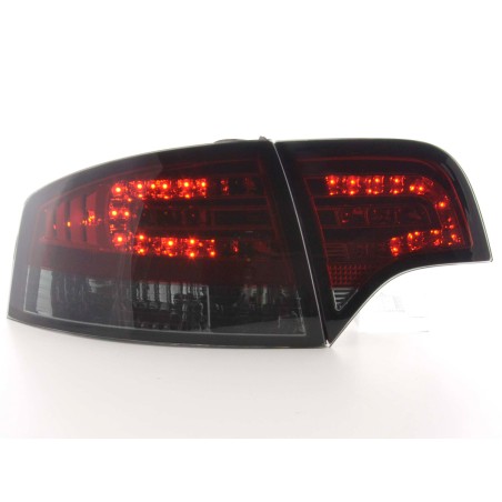 Kit feux arrières à LED Audi A4 berline type 8E 04-07 rouge / noir