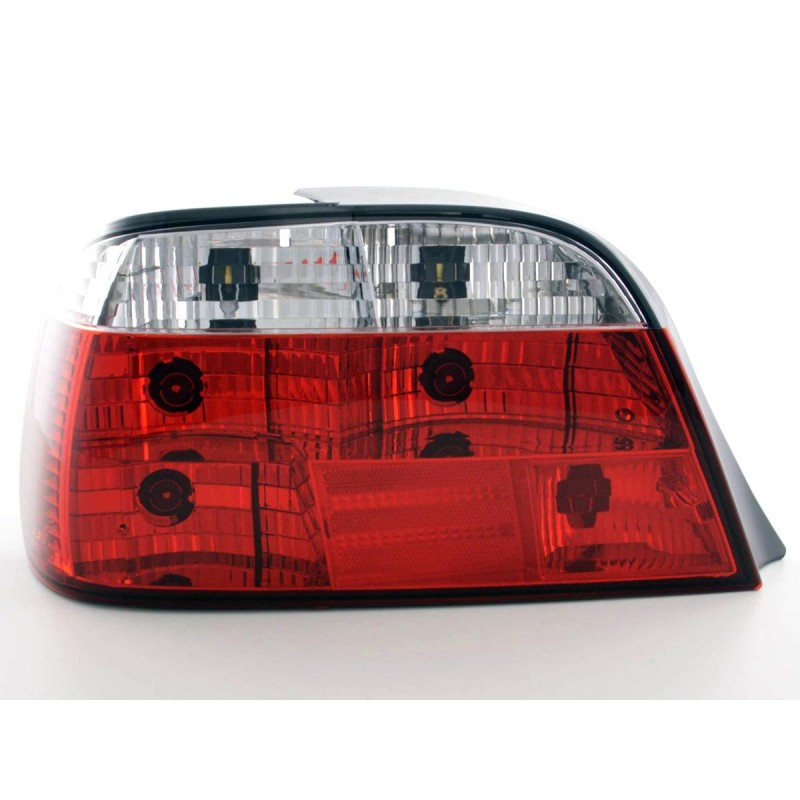 Jeu de feux arrière BMW Série 7 E38 95-02, rouge / clair