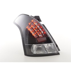 Kit feux arrières LED Suzuki Swift type MZ 05- clair / noir