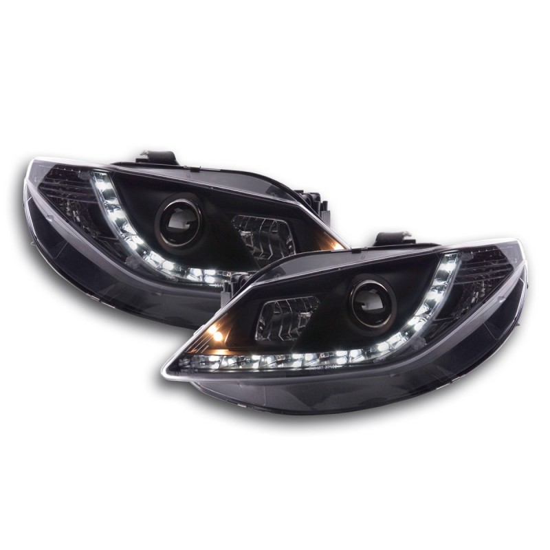 Phare Daylight LED feux de jour Seat Ibiza type 6J 08- noir