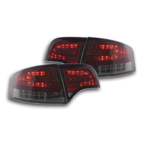 Kit feux arrières à LED Audi A4 berline type 8E 04-07 rouge / noir