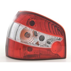 Jeu de feux arrière Audi A3 type 8L 96-00, rouge / clair