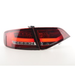 Feux arrières à LED Audi A4 B8 8K Limo 07-11 rouge / clair
