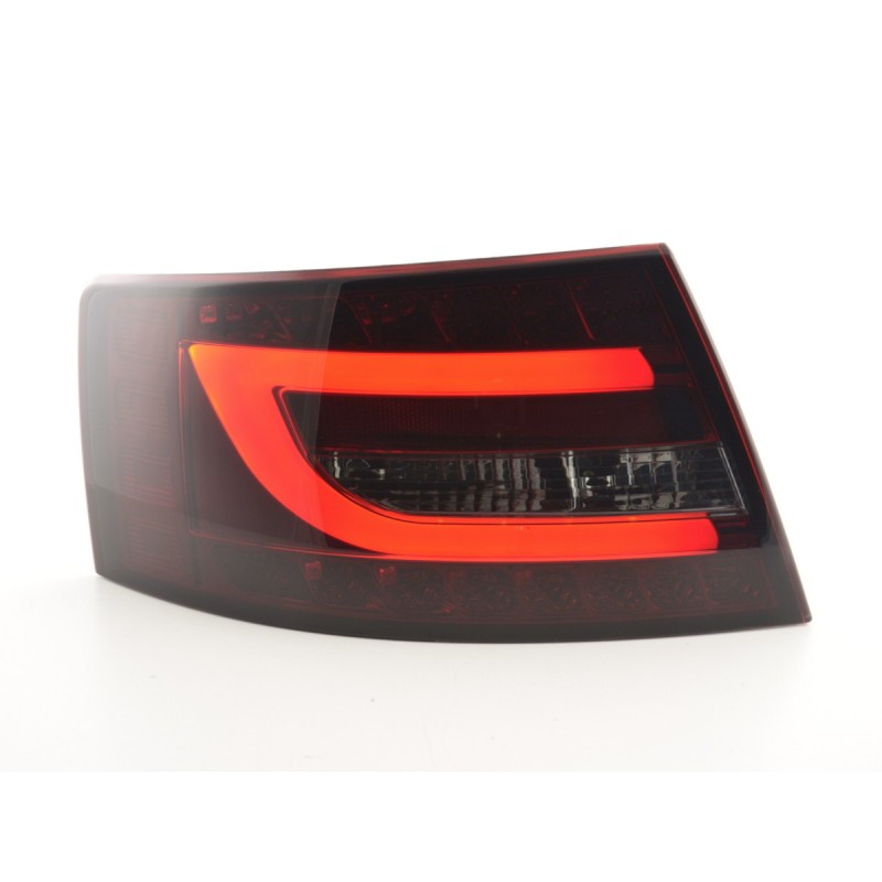 Kit feux arrières à LED Audi A6 Limo (4F) 04-08 rouge / noir