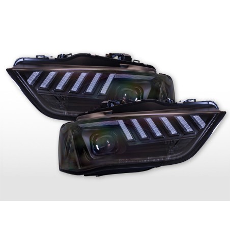 Phare Daylight LED DRL look Audi A3 type 8P 03-07 noir Phare Daylight LED DRL look Audi A3 type 8P 03-07 noir