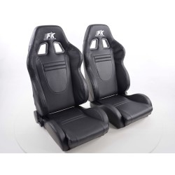Sièges sport FK Sièges demi-baquets automatiques Ensemble de voitures de course au look de sport automobile