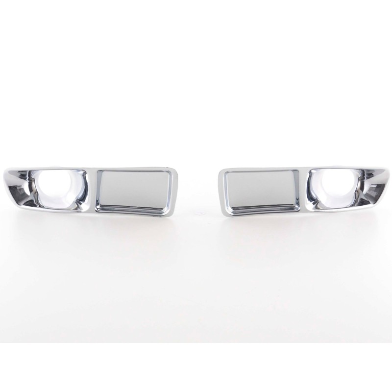 Jeu de couvercles d'admission d'air Admission d'air chrome VW Polo (6N) grille de ventilation d'admission d'air chromée