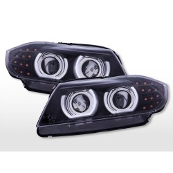 Phares diurnes avec feux de position LED BMW Série 3 E90/E91 2005-2012 noir