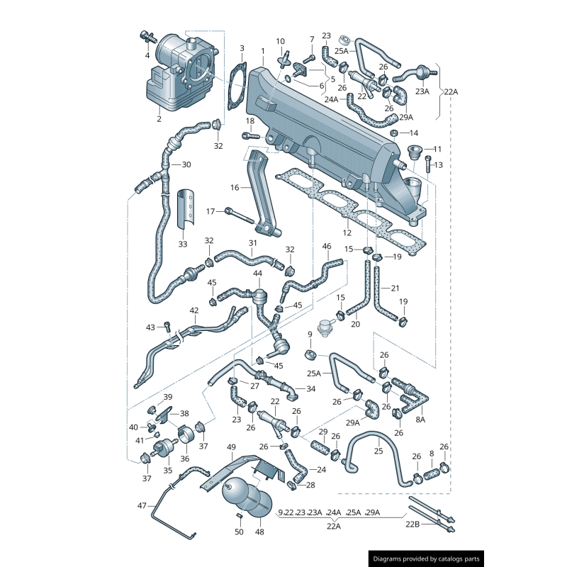 Insert d'injecteur - Pièces d'origine VW/Audi 06B133555C