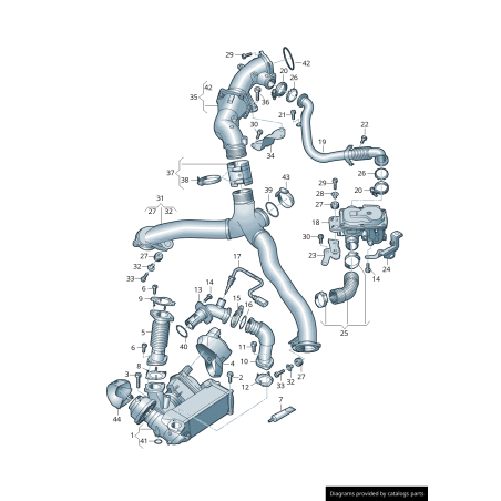 Pièces d'origine VW/Audi 059131547R Pièces d'origine VW/Audi 059131547R