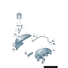 Collecteur d'échappement - Pièces d'origine VW/Audi 058253033E Collecteur d'échappement - Pièces d'origine VW/Audi 058253033E