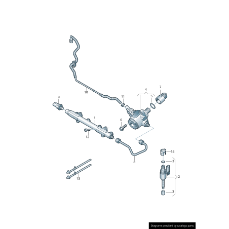 Pompe à carburant - Pièces d'origine VW/Audi 04E127027N Pompe à carburant - Pièces d'origine VW/Audi 04E127027N