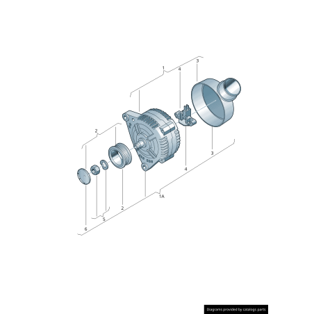Régulateur de tension - Pièces d'origine VW/Audi 059903803G Régulateur de tension - Pièces d'origine VW/Audi 059903803G