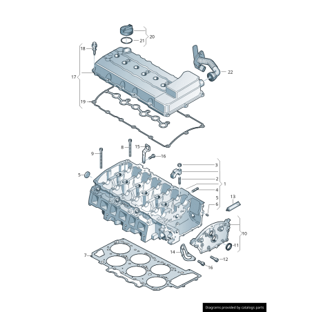 Tuyau de ventilation PCV - Pièces d'origine VW/Audi 03H103202D Tuyau de ventilation PCV - Pièces d'origine VW/Audi 03H103202D