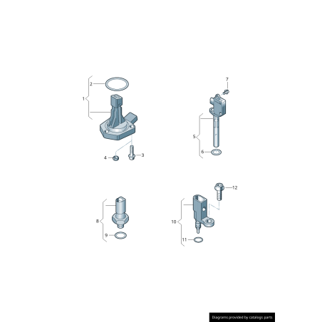 Capteur de température du liquide de refroidissement - Pièces d'origine VW/Audi 04L919501 Capteur de température du liquide de refroidissement - Pièces d'origine VW/Audi 04L919501