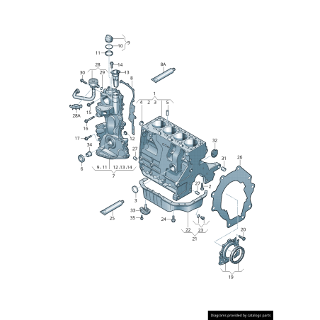 Joint - Pièces d'origine VW/Audi 03C109293