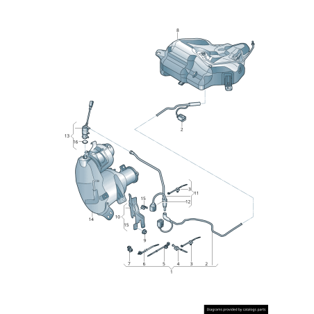 Soupape - Pièces d'origine VW/Audi 04L131113S Soupape - Pièces d'origine VW/Audi 04L131113S