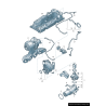 Refroidisseur de soupape EGR - Pièces d'origine VW/Audi 04L131512A Refroidisseur de soupape EGR - Pièces d'origine VW/Audi 04L131512A