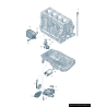 Refroidisseur d'huile moteur - Pièces d'origine VW/Audi 04E117021K Refroidisseur d'huile moteur - Pièces d'origine VW/Audi 04E117021K