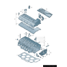 Joint de couvercle de soupape - Pièces d'origine VW/Audi 03H103483E Joint de couvercle de soupape - Pièces d'origine VW/Audi 03H103483E