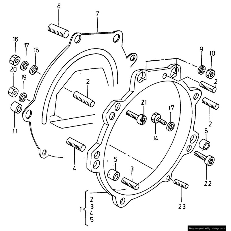Manchon de goujon - Pièces d'origine VW/Audi 022103139B