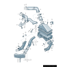 Tuyau de valve de contrôle de pression (PCV) - Pièces d'origine VW/Audi 06A133240 Tuyau de valve de contrôle de pression (PCV) - Pièces d'origine VW/Audi 06A133240