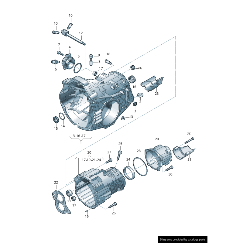 Interrupteur de feu de recul - Pièces d'origine VW/Audi 01E941521A
