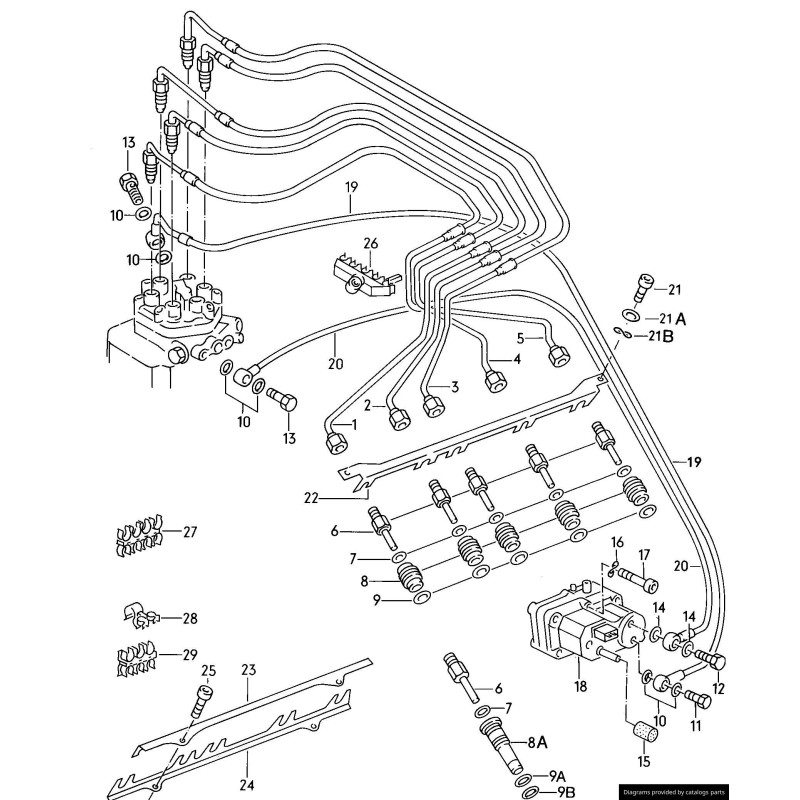 Insert - Pièces d'origine VW/Audi 026133555A