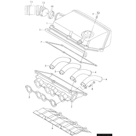 Joint de collecteur d'admission - Pièces d'origine VW/Audi 028129717D