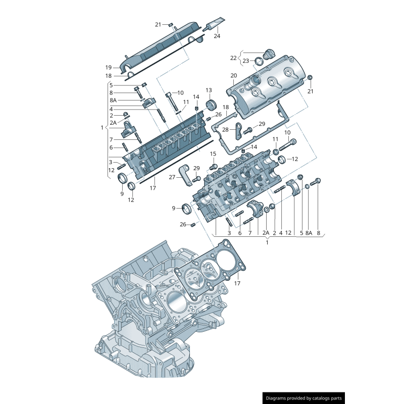 Joint d'arbre à cames / de vilebrequin - Pièces d'origine VW/Audi 026103085D