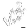 Poulie - Pièces d'origine VW/Audi 038145255D Poulie - Pièces d'origine VW/Audi 038145255D