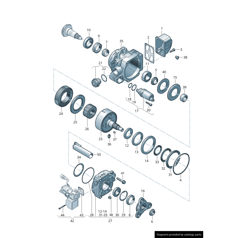 Pompe Haldex - Pièces d'origine VW/Audi 02D525557