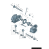 Guide de pignon de compteur de vitesse - Pièces d'origine VW/Audi 02A409193 Guide de pignon de compteur de vitesse - Pièces d'origine VW/Audi 02A409193