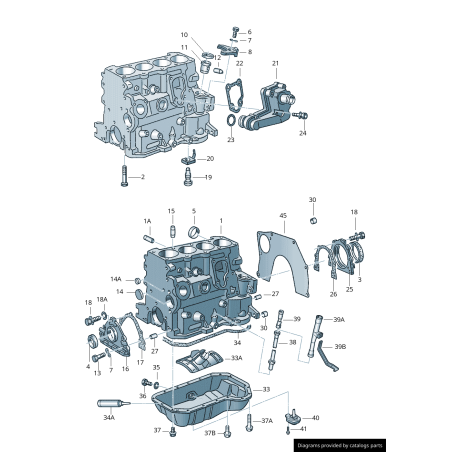 Assemblage de respiration - Pièces d'origine VW/Audi 037103772B Assemblage de respiration - Pièces d'origine VW/Audi 037103772B