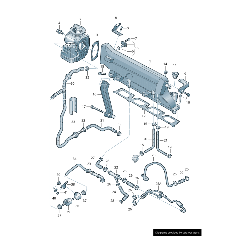Pompe d'aspiration - Pièces d'origine VW/Audi 058133753D