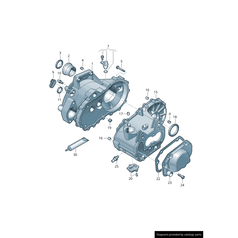Joint d'étanchéité - Pièces d'origine VW/Audi 02T311113A