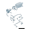 Pompe d'injection d'air secondaire - Pièces d'origine VW/Audi 06A959253E Pompe d'injection d'air secondaire - Pièces d'origine VW/Audi 06A959253E