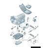 Interrupteur de sécurité de neutre à 10 broches - Pièces d'origine VW/Audi 01V919821B Interrupteur de sécurité de neutre à 10 broches - Pièces d'origine VW/Audi 01V919821B