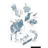 Capteur de débit d'air massique (MAF) - Pièces d'origine VW/Audi 058133471A Capteur de débit d'air massique (MAF) - Pièces d'origine VW/Audi 058133471A