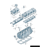 Couvercle de soupape - Pièces d'origine VW/Audi 038103469E Couvercle de soupape - Pièces d'origine VW/Audi 038103469E