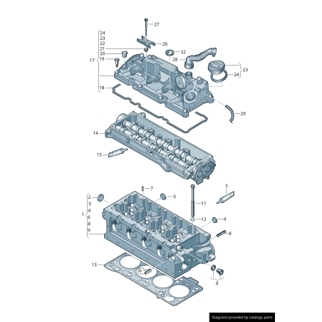 Rondelle - Pièces d'origine VW/Audi 04L103070B Rondelle - Pièces d'origine VW/Audi 04L103070B