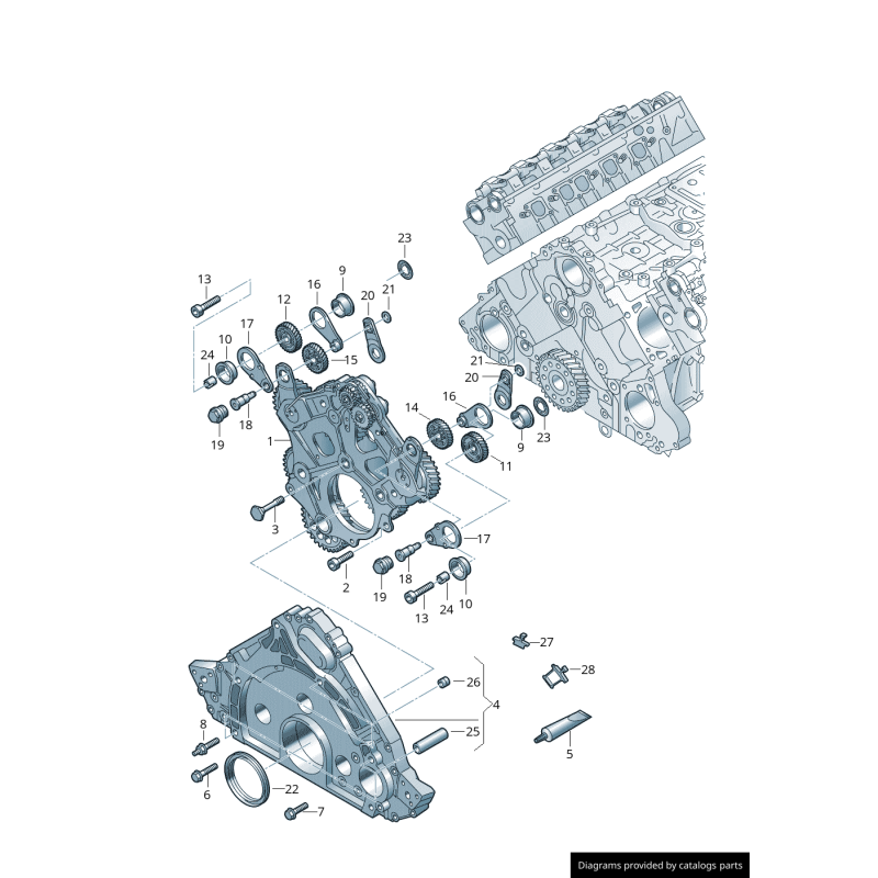 Rondelle - Pièces d'origine VW/Audi 070109421A