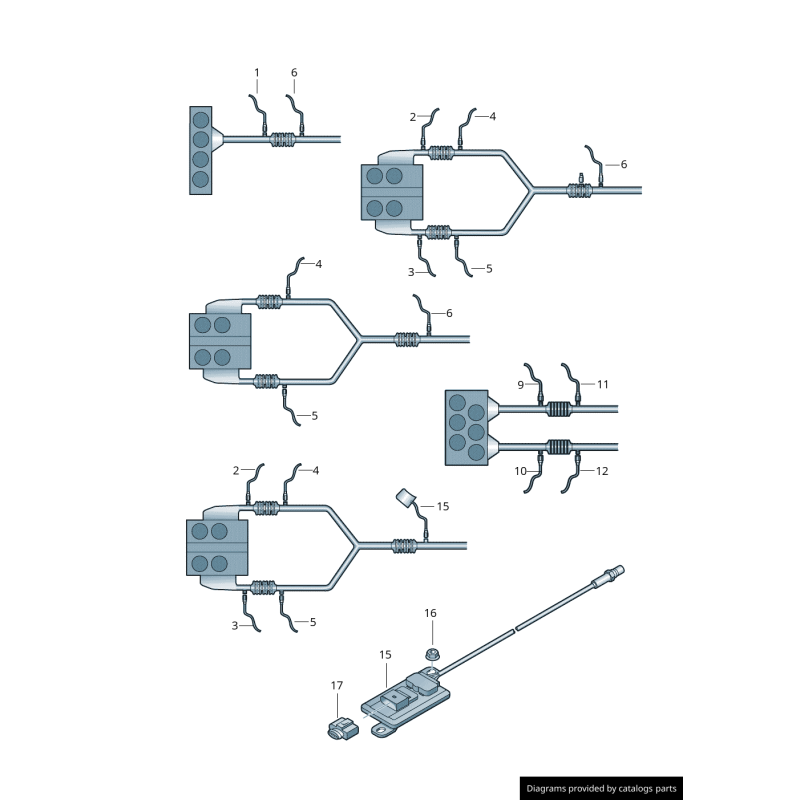 Joint - Pièces d'origine VW/Audi 03C906262AT