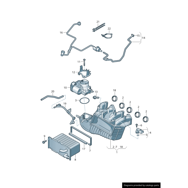 Pompe - Pièces d'origine VW/Audi 03F133751B