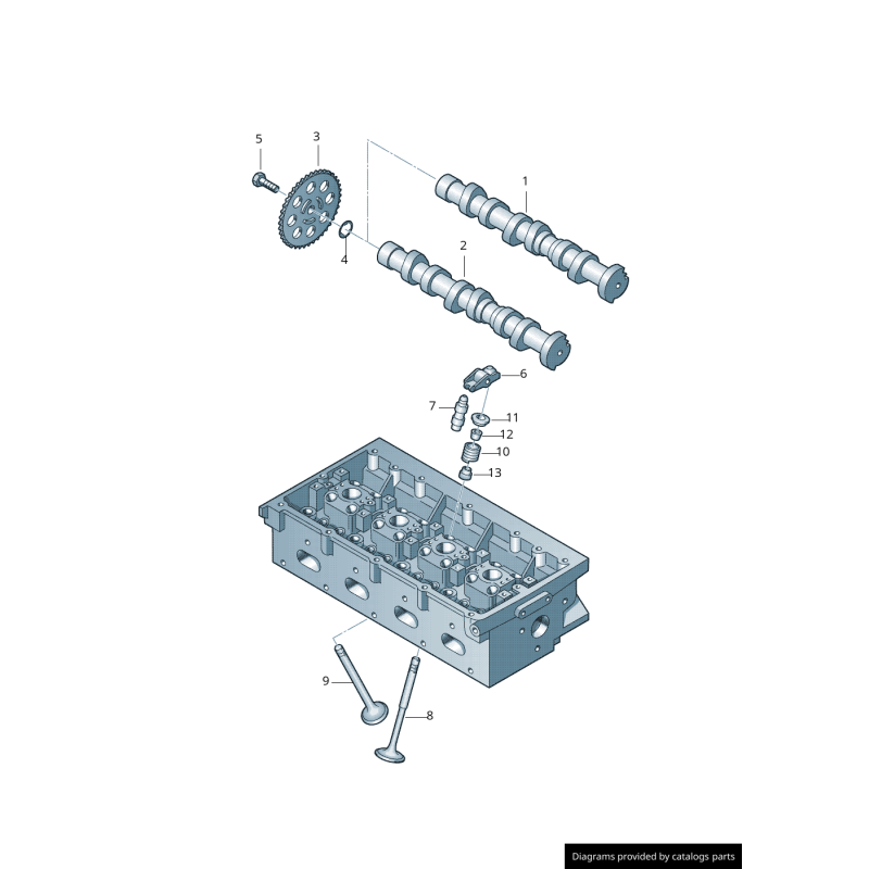 Ressort - Pièces d'origine VW/Audi 036109623R