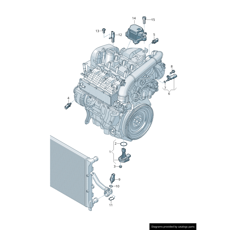 Interrupteur - Pièces d'origine VW/Audi 036919081C