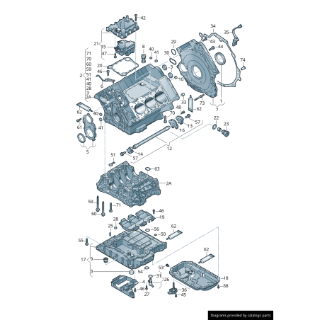 Joint - Pièces d'origine VW/Audi 06E103181L