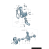 Adaptateur - Pièces d'origine VW/Audi 026121121A Adaptateur - Pièces d'origine VW/Audi 026121121A